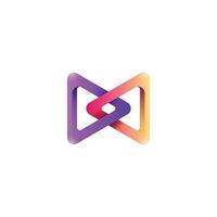 Letter M Logo design vector