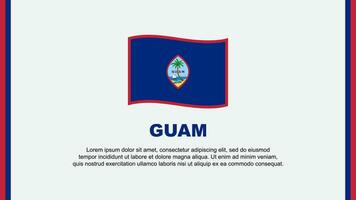 Guam Flag Abstract Background Design Template. Guam Independence Day Banner Social Media Vector Illustration. Guam Cartoon