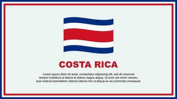 costa rica bandera resumen antecedentes diseño modelo. costa rica independencia día bandera social medios de comunicación vector ilustración. costa rica bandera