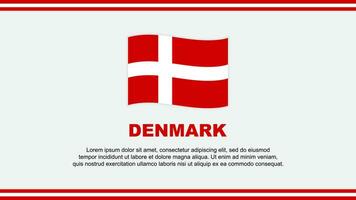 Denmark Flag Abstract Background Design Template. Denmark Independence Day Banner Social Media Vector Illustration. Denmark Design