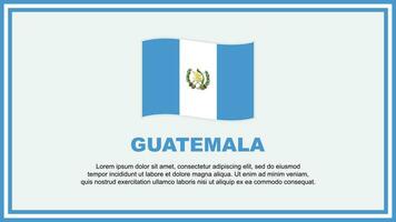 Guatemala Flag Abstract Background Design Template. Guatemala Independence Day Banner Social Media Vector Illustration. Guatemala Banner