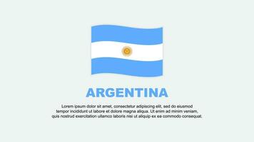 Argentina Flag Abstract Background Design Template. Argentina Independence Day Banner Social Media Vector Illustration. Argentina Background