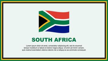 South Africa Flag Abstract Background Design Template. South Africa Independence Day Banner Social Media Vector Illustration. South Africa Banner