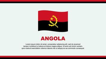 angola bandera resumen antecedentes diseño modelo. angola independencia día bandera social medios de comunicación vector ilustración. angola diseño