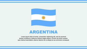 Argentina Flag Abstract Background Design Template. Argentina Independence Day Banner Social Media Vector Illustration. Argentina Design