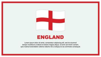 England Flag Abstract Background Design Template. England Independence Day Banner Social Media Vector Illustration. England Banner