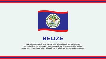 Belize Flag Abstract Background Design Template. Belize Independence Day Banner Social Media Vector Illustration. Belize Design