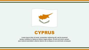Chipre bandera resumen antecedentes diseño modelo. Chipre independencia día bandera social medios de comunicación vector ilustración. Chipre diseño