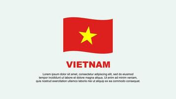 Vietnam bandera resumen antecedentes diseño modelo. Vietnam independencia día bandera social medios de comunicación vector ilustración. Vietnam antecedentes
