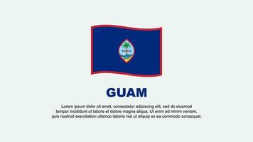 Guam Flag Abstract Background Design Template. Guam Independence Day Banner Social Media Vector Illustration. Guam Background