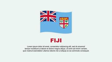 Fiji Flag Abstract Background Design Template. Fiji Independence Day Banner Social Media Vector Illustration. Fiji Background