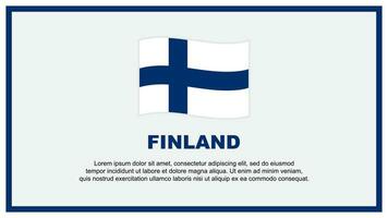 Finland Flag Abstract Background Design Template. Finland Independence Day Banner Social Media Vector Illustration. Finland Banner