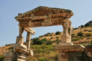 Ephesus was an ancient Greek city in the current province of Smyrna, Turkey, built in the 10th century BC photo