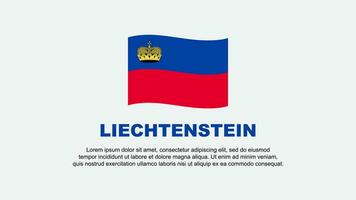 Liechtenstein Flag Abstract Background Design Template. Liechtenstein Independence Day Banner Social Media Vector Illustration. Liechtenstein Background