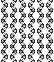 Black and white seamless abstract pattern. Background and backdrop. Grayscale ornamental design. vector