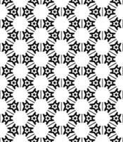 Black and white seamless abstract pattern. Background and backdrop. Grayscale ornamental design. vector