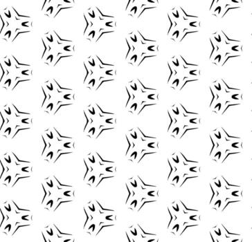 Black and white seamless abstract pattern. Background and backdrop. Grayscale ornamental design. Mosaic ornaments. Vector graphic illustration.