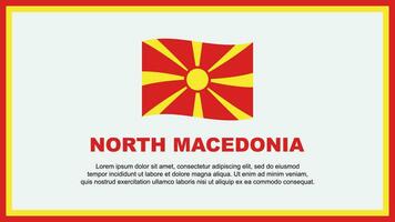 norte macedonia bandera resumen antecedentes diseño modelo. norte macedonia independencia día bandera social medios de comunicación vector ilustración. norte macedonia bandera