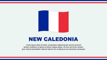 nuevo Caledonia bandera resumen antecedentes diseño modelo. nuevo Caledonia independencia día bandera social medios de comunicación vector ilustración. nuevo Caledonia diseño