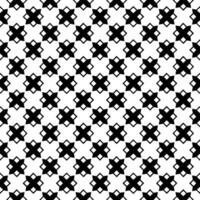 Black and white seamless abstract pattern. Background and backdrop. Grayscale ornamental design. vector