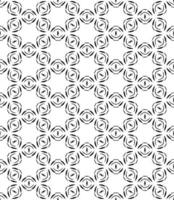 Black and white seamless abstract pattern. Background and backdrop. Grayscale ornamental design. vector