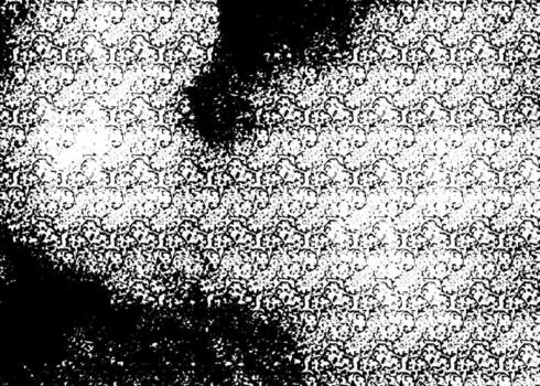 Rustic grunge vector texture with grain and stains. Abstract noise background. Weathered surface.