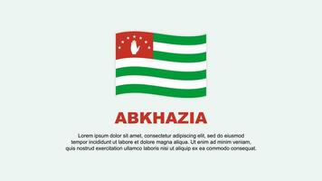 Abkhazia Flag Abstract Background Design Template. Abkhazia Independence Day Banner Social Media Vector Illustration. Abkhazia Background