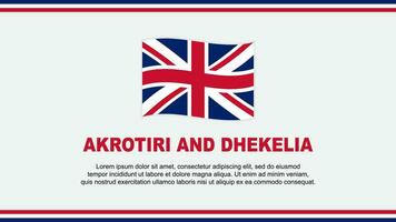 Akrotiri And Dhekelia Flag Abstract Background Design Template. Akrotiri And Dhekelia Independence Day Banner Social Media Vector Illustration. Akrotiri And Dhekelia Design