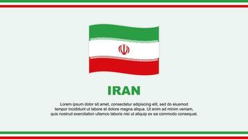 Iran Flag Abstract Background Design Template. Iran Independence Day Banner Social Media Vector Illustration. Iran Design