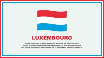 Luxembourg Flag Abstract Background Design Template. Luxembourg Independence Day Banner Social Media Vector Illustration. Luxembourg Banner