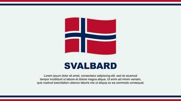 Svalbard Flag Abstract Background Design Template. Svalbard Independence Day Banner Social Media Vector Illustration. Svalbard Design