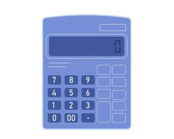 Simple calculator vector design isolated on white background. Design element