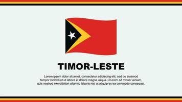 Timor leste bandera resumen antecedentes diseño modelo. Timor leste independencia día bandera social medios de comunicación vector ilustración. Timor leste diseño