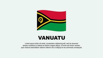 Vanuatu Flag Abstract Background Design Template. Vanuatu Independence Day Banner Social Media Vector Illustration. Vanuatu Background
