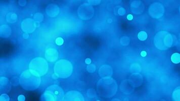 Particles bokeh abstract background. Seamless loop video