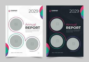 anual reporte cubrir diseño, cubrir diseño para folleto, anual reporte vector