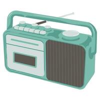 radio retro clásico ilustración vector