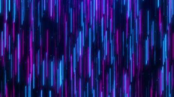 Digital cyber mesh with particles in virtual space in pink and blue colors, high speed connection, big data, data analysis technology, futuristic abstract background, 3D rendering. looping animation video