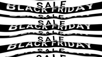 negro viernes compras, negro viernes rebaja descuento bandera animación, ventas compras social medios de comunicación antecedentes. sin costura bucle. video