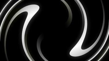 Black luxury elegant background with circular shapes and light curved lines. 3d circular rings minimal animation for business presentation video