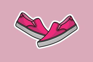 deporte alto clase zapato vector icono ilustración.