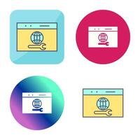 Unique Web Support Vector Icon