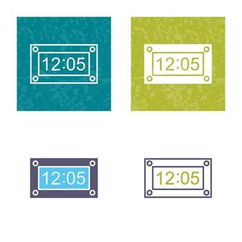 Unique Timer Vector Icon
