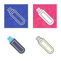 Unique USB Drive Vector Icon