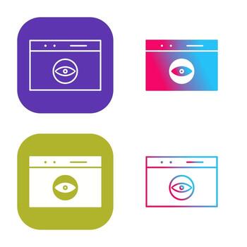 icono de vector de optimización de enlace único