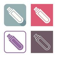 Unique USB Drive Vector Icon