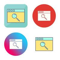 Unique Browser Vector Icon