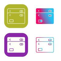 Unique Multiple Cards Vector Icon