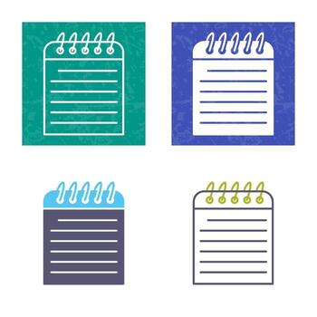 icono de vector de nota única