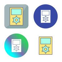 Unique Portfolio Management Vector Icon